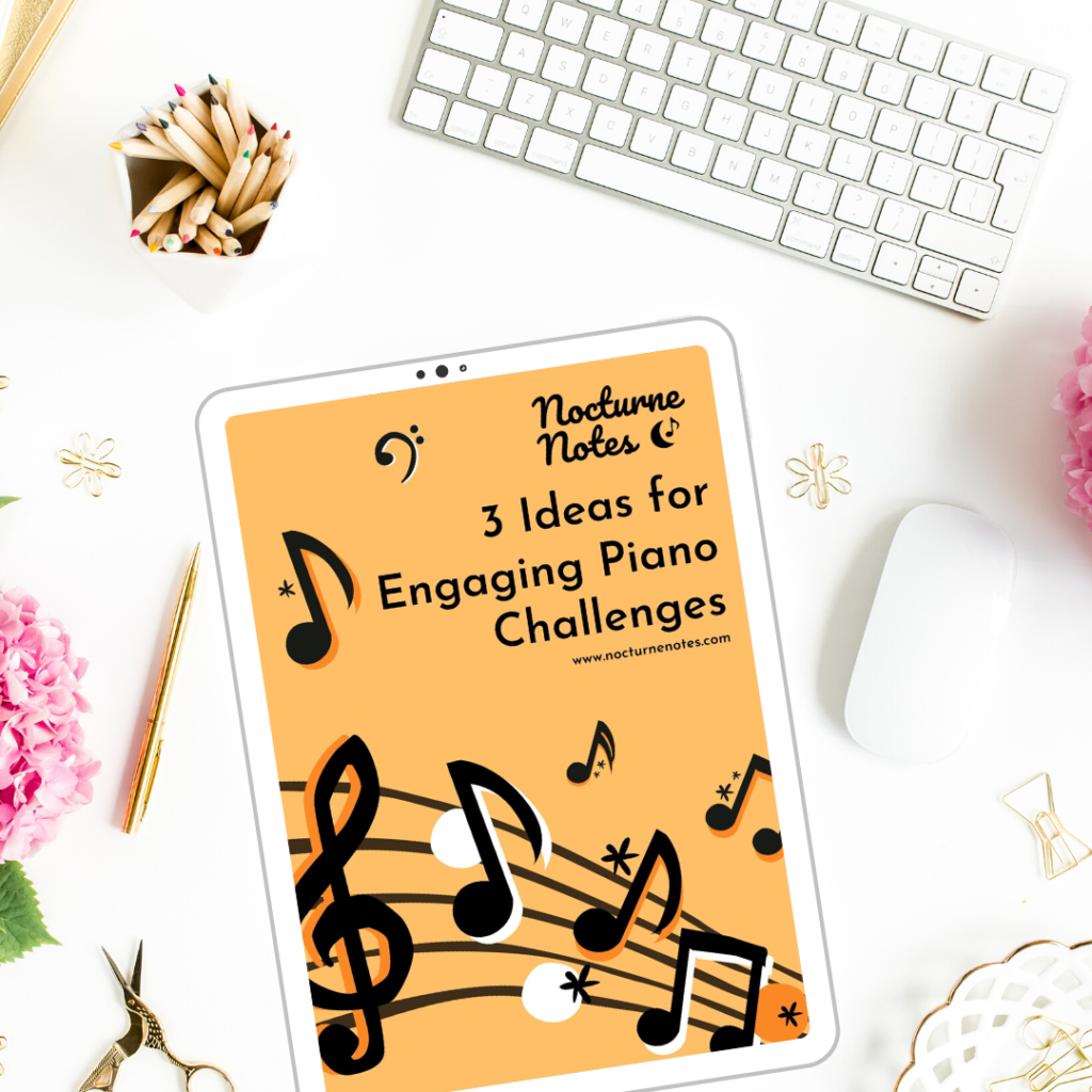 3 Ideas for Engaging Piano Challenges E-Book