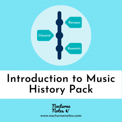 Intro to music history pack cover image square Product image for the "intro to music history pack"