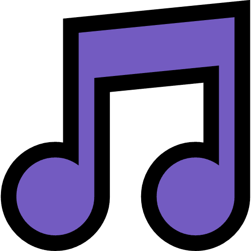 Symbol for the music theory area of the piano teacher's music vault.