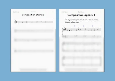 short activities to introduce the concept of composing